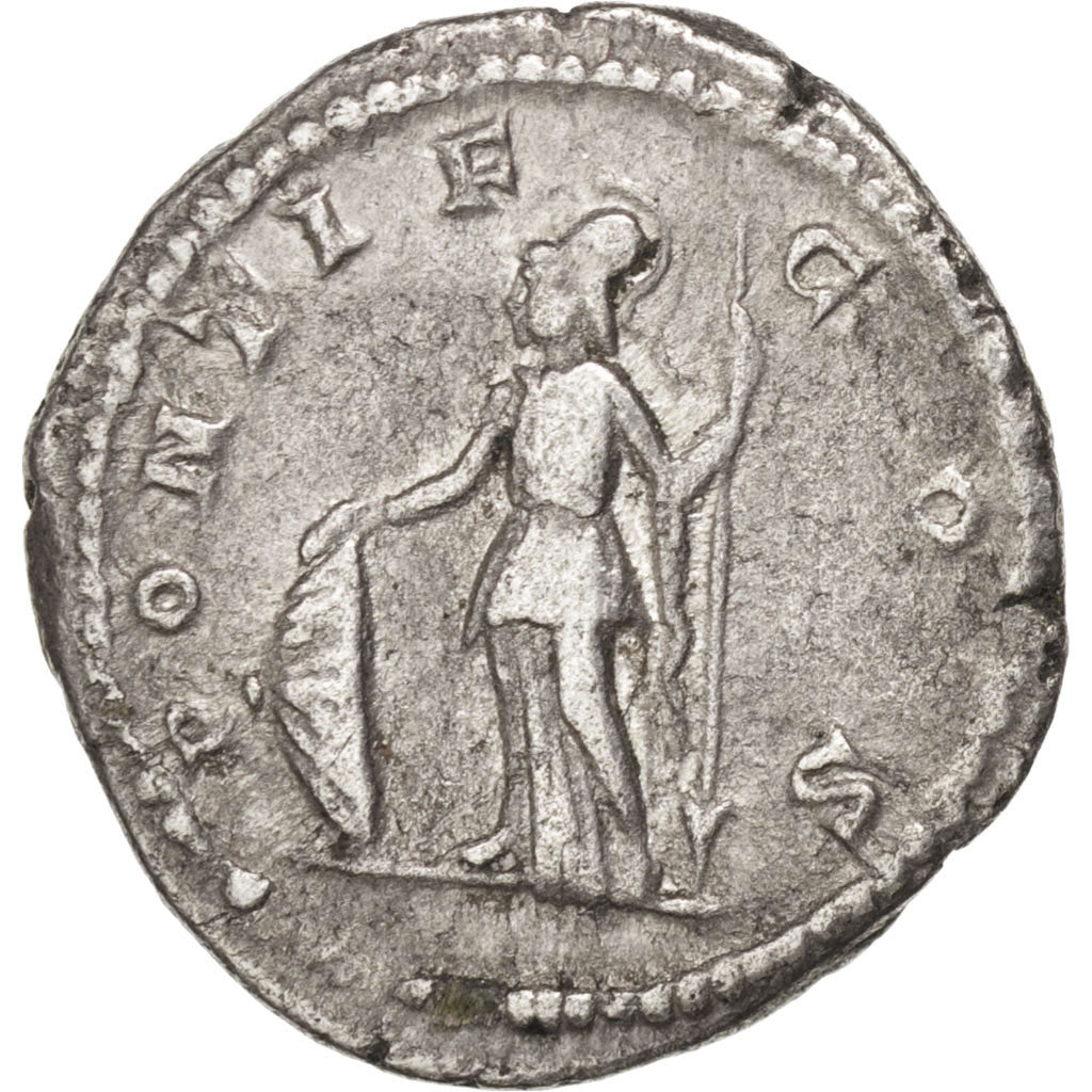 Coin, Geta, Denarius, Rome, EF(40-45), Silver, RIC:34b