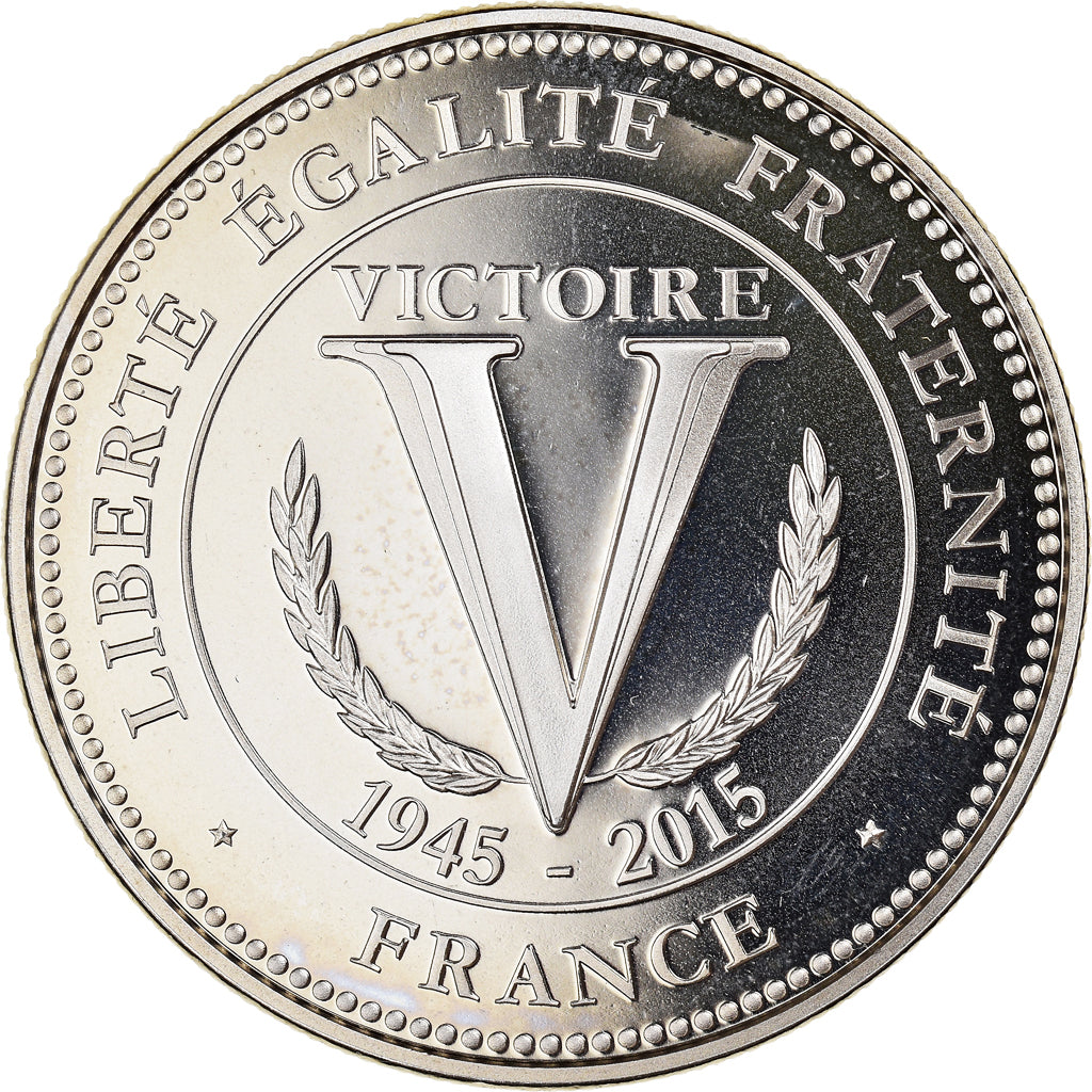 France, Medal, Victoire, 1939-1945, MS(65-70), Copper-nickel