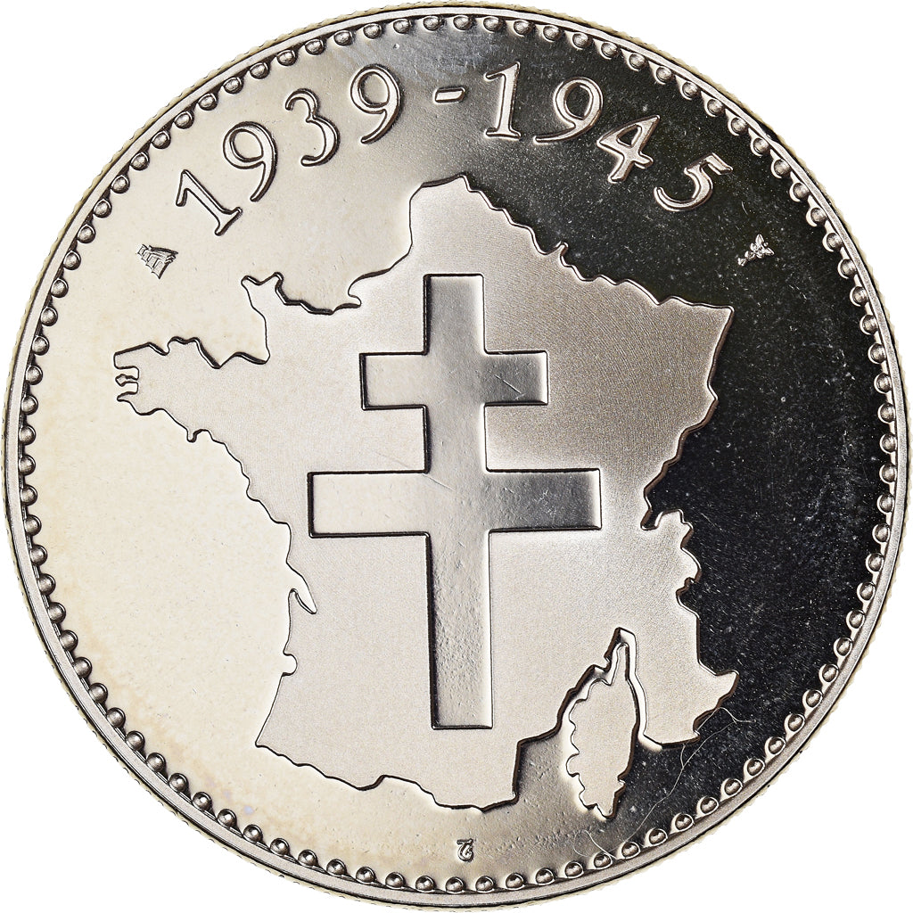 France, Medal, Victoire, 1939-1945, MS(65-70), Copper-nickel