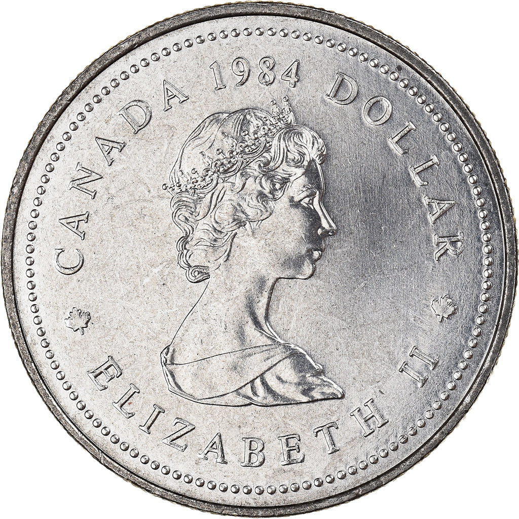 Coin, Canada, Elizabeth II, Dollar, 1984, Royal Canadian Mint, Ottawa