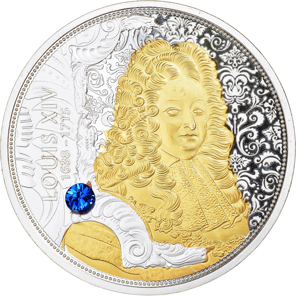 Frankrijk, Medaille, Les rois de France célèbres, Louis XIV 1638-1715