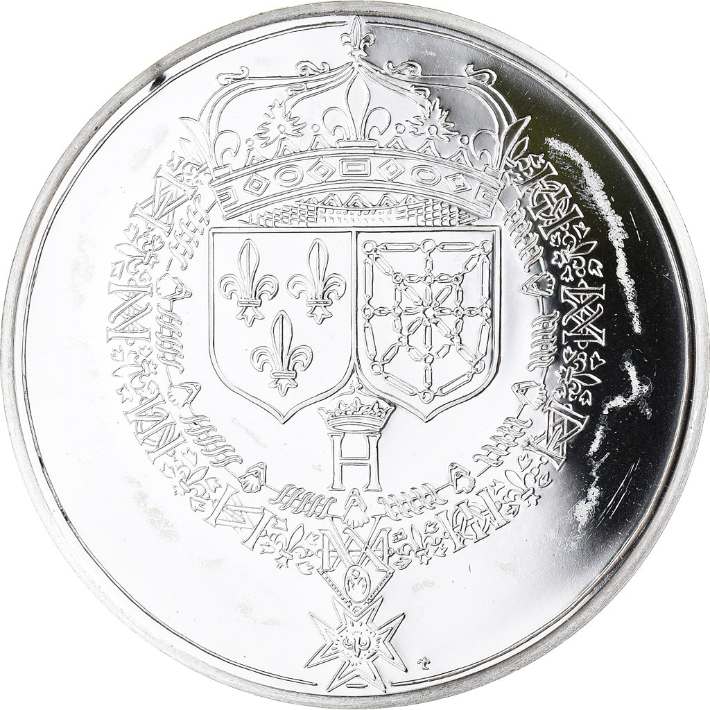 Francja, medal, Henri IV, Historia, AU(50-53), Srebro