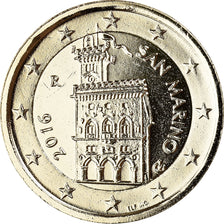 San Marino, 2 Euro, 2016, Rome, gold-plated coin, AU(50-53), Bimetálico