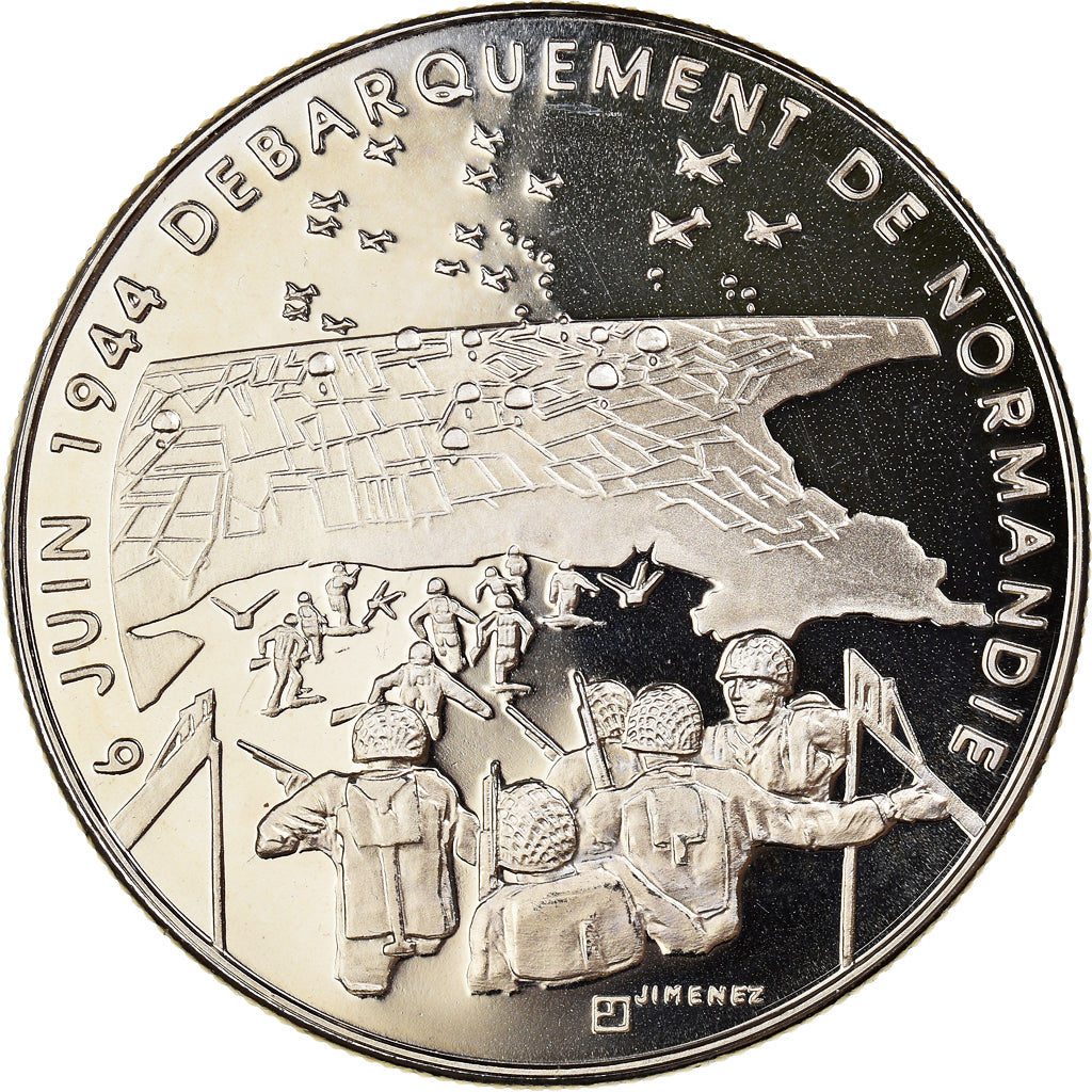 Francja, medal, 1939-1945, Débarquement de Normandie, Historia, MS(65-70), Stop