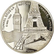 France, Medal, Le Tunnel sous la Manche, 6 Mai 1994, Sciences & Technologies