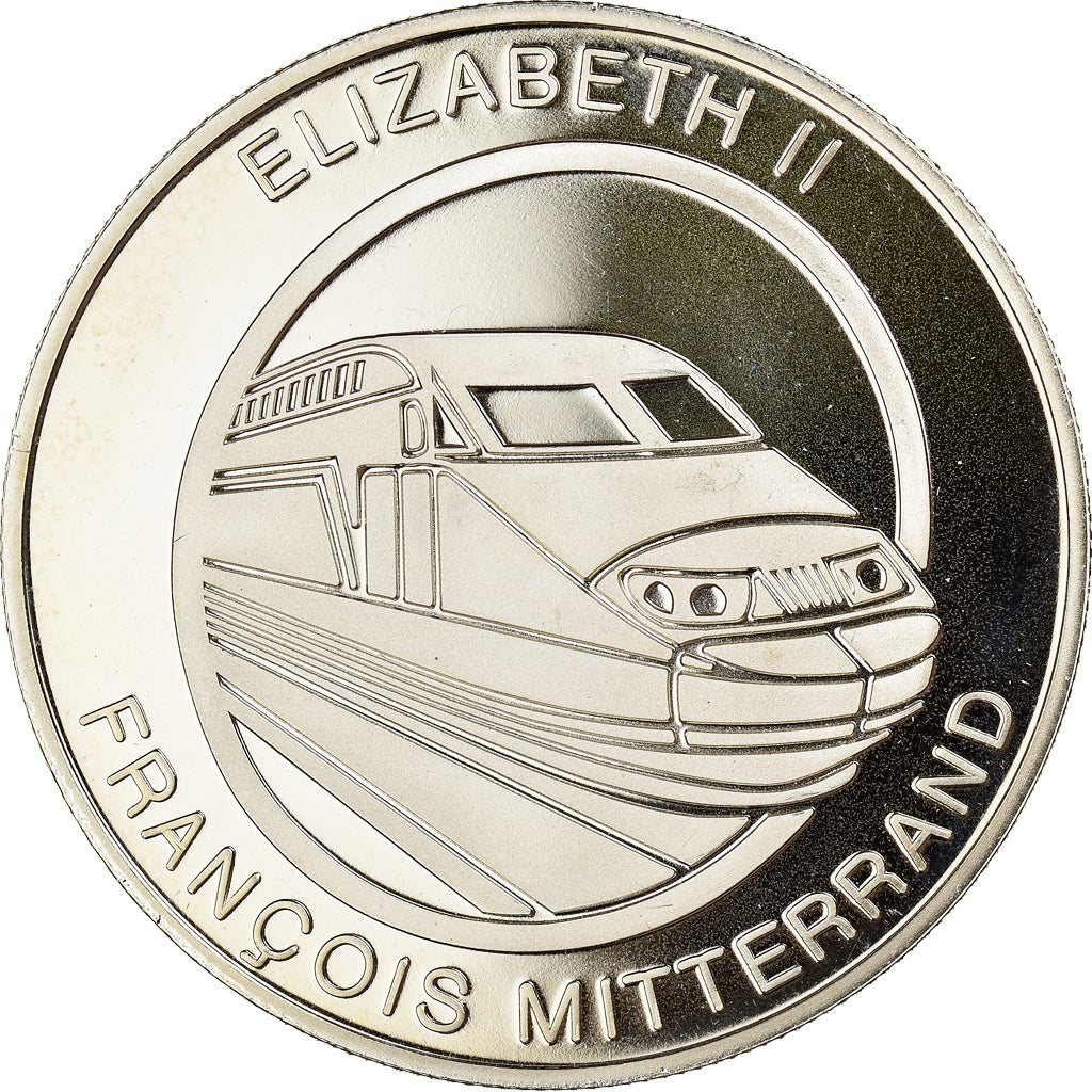 France, Medal, Le Tunnel sous la Manche, 6 Mai 1994, Sciences & Technologies
