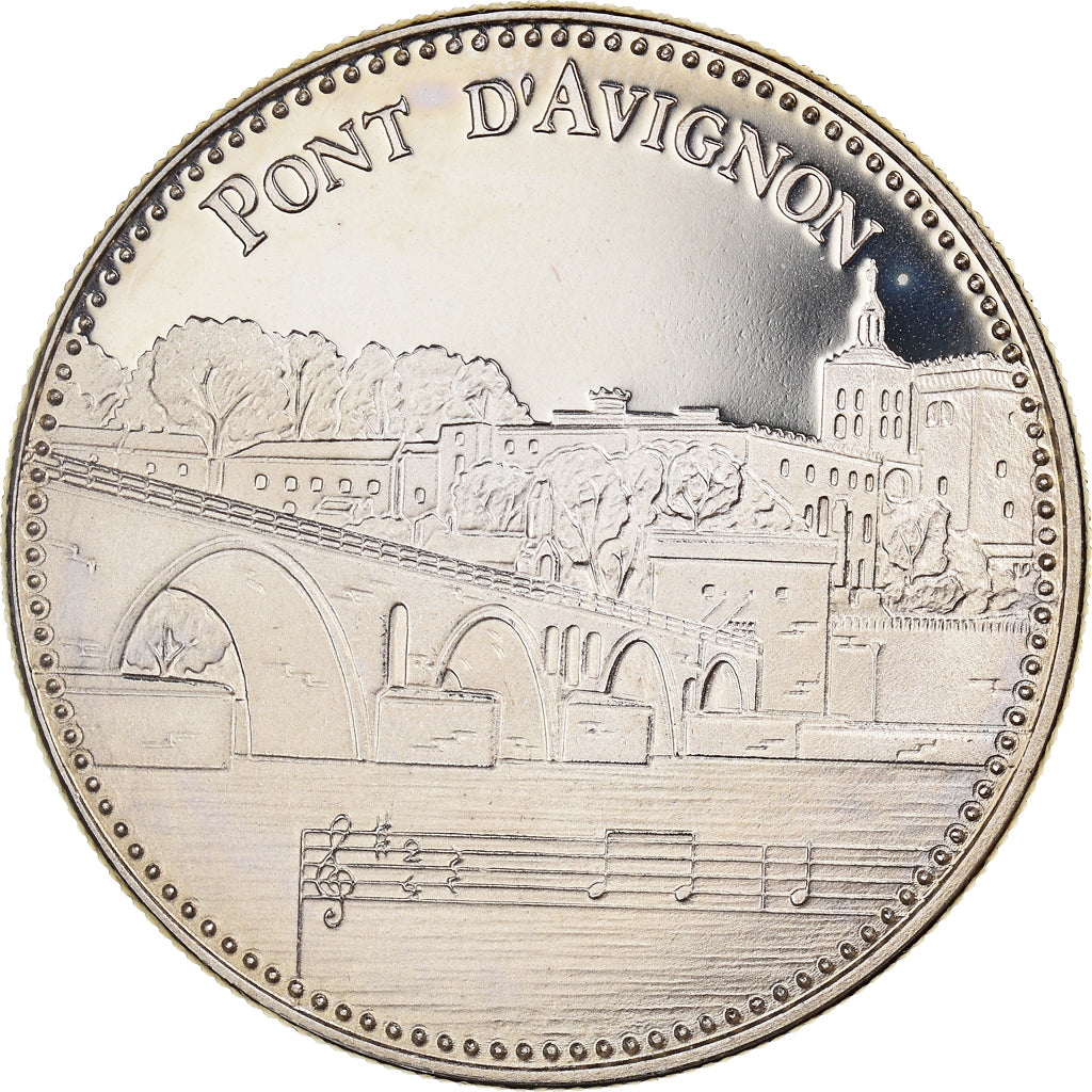 France, Médaille, Avignon - Le Pont d'Avignon, FDC, Cupro-nickel