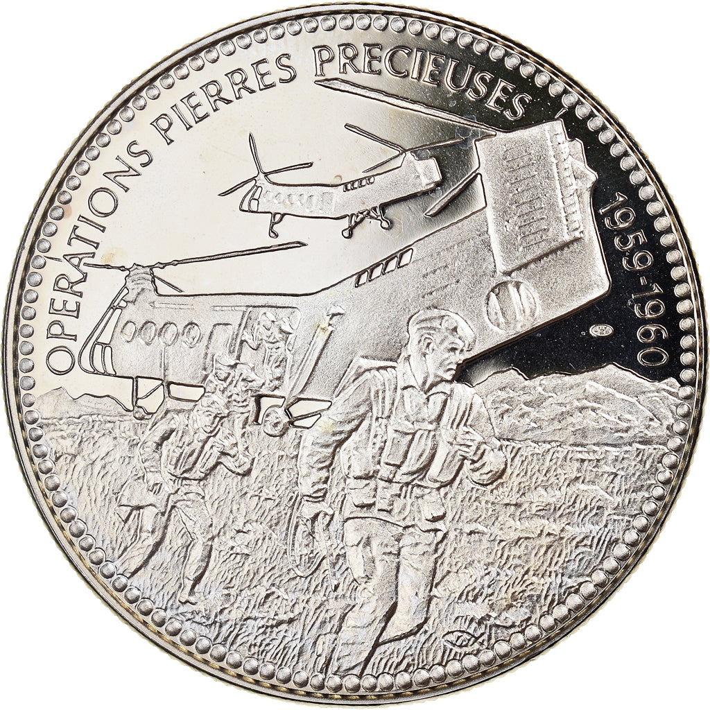 Francia, medalla, Guerre d'Algérie, Opérations Pierres Précieuses, WAR, FDC