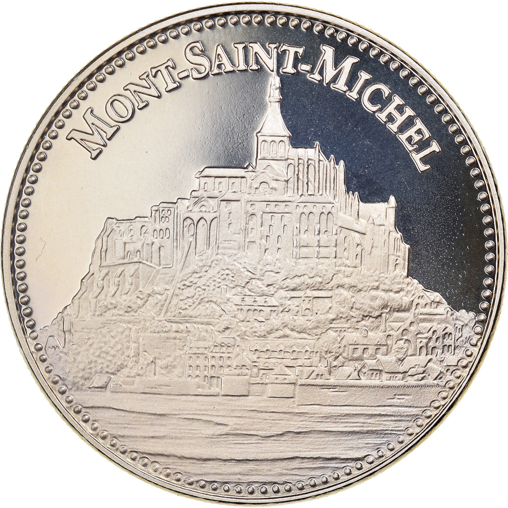 França, medalha, Mont Saint-Michel, Patrimoine Culturel, MS(65-70)