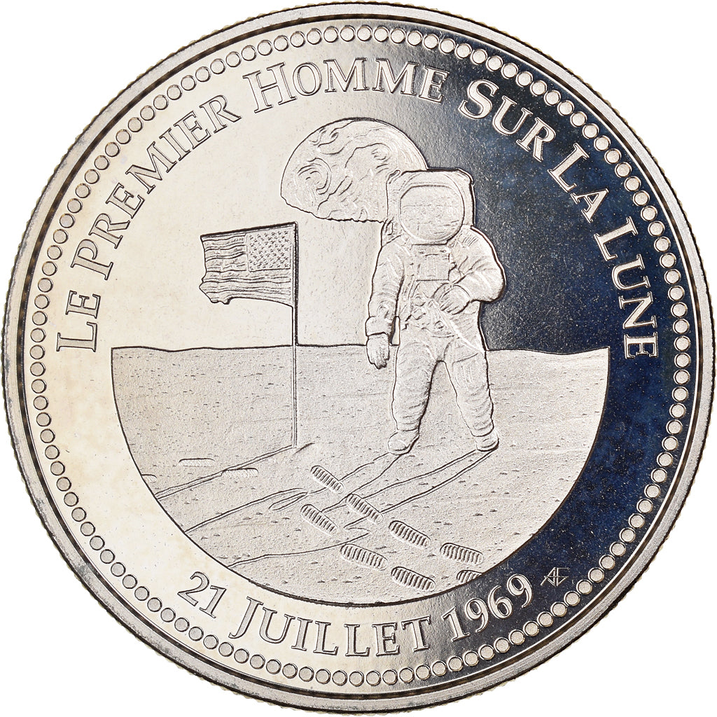 Francia, medaglia, Apollo 11, Le Premier Homme sur la Lune, Sciences &