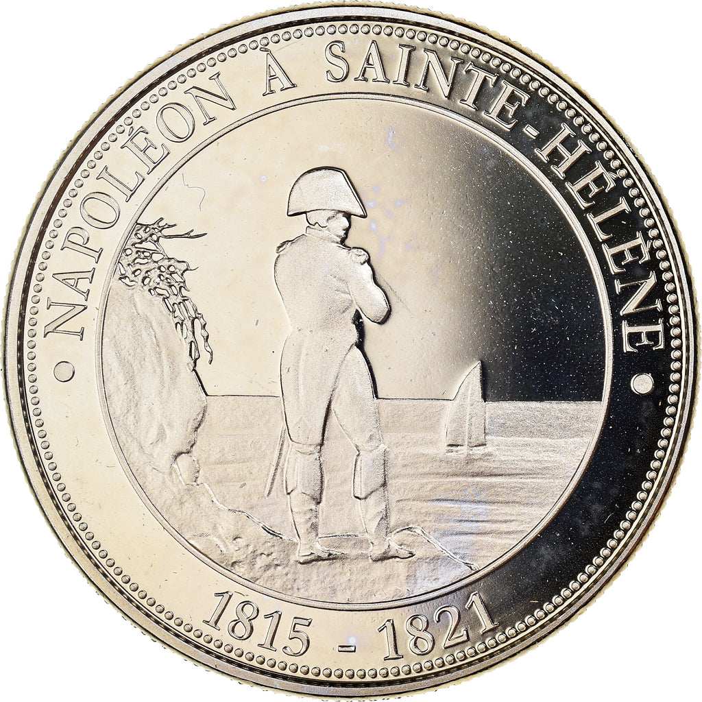 France, Médaille, Napoléon Ier à Saint Hélène, FDC, Cupro-nickel