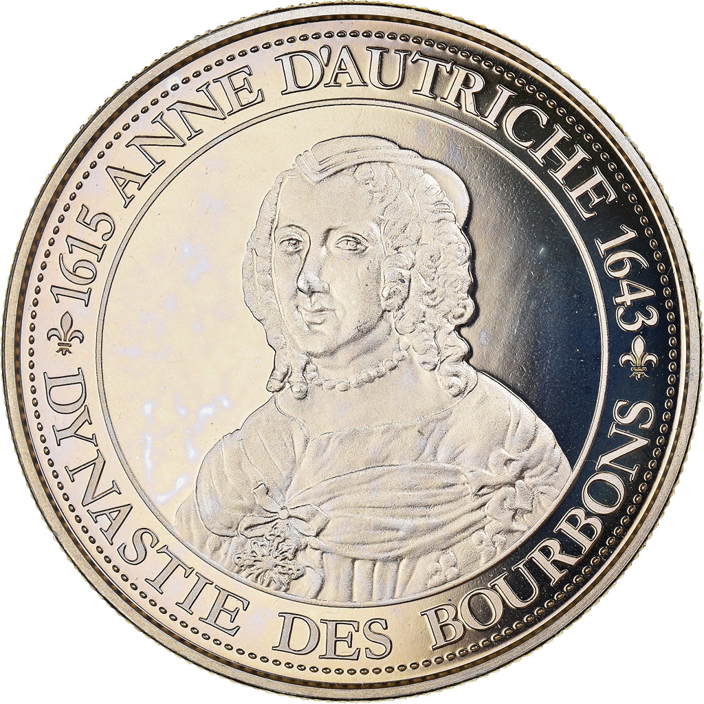 França, medalha, Anne d'Autriche, História, MS(65-70), Cobre-níquel