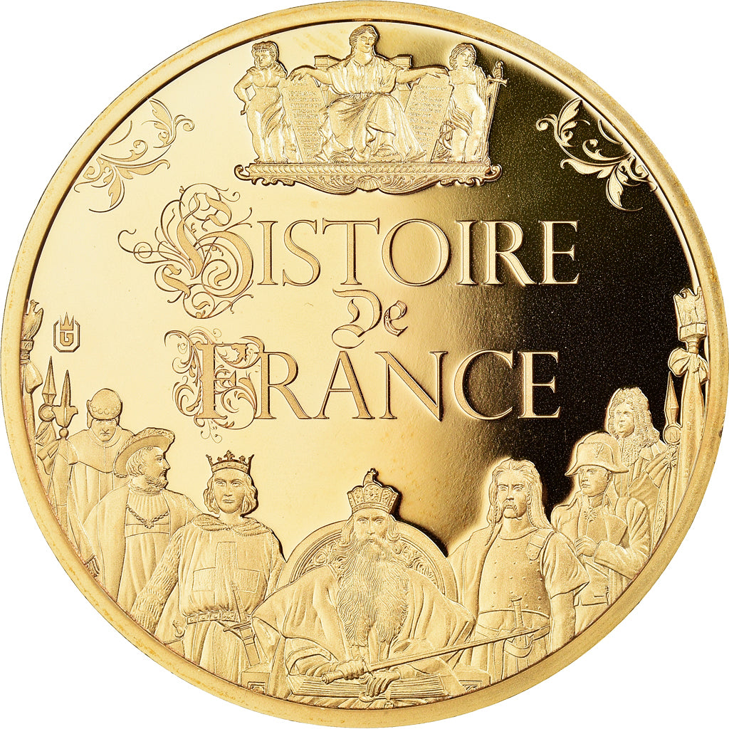 Francia, medalla, Histoire de France, Jeanne d'Arc au Bucher, History, FDC