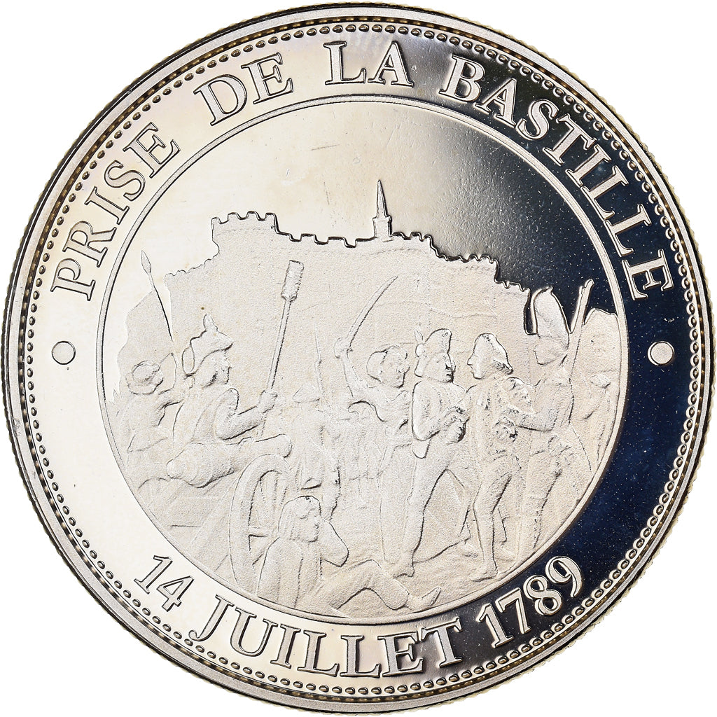 Francja, medal, Révolution Française, Prise de la Bastille, MS(65-70)