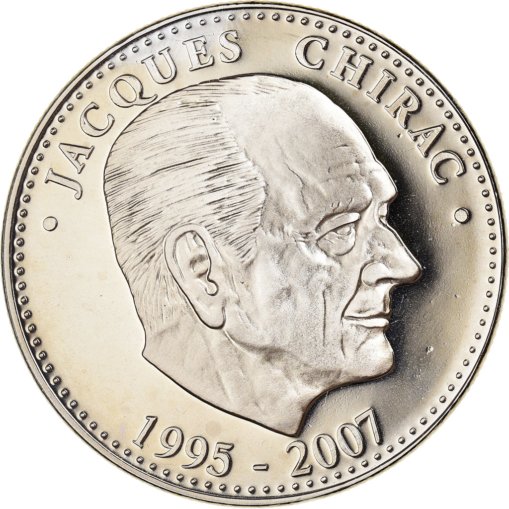 França, medalha, Les Présidents de la République, Jacques Chirac, Políticas