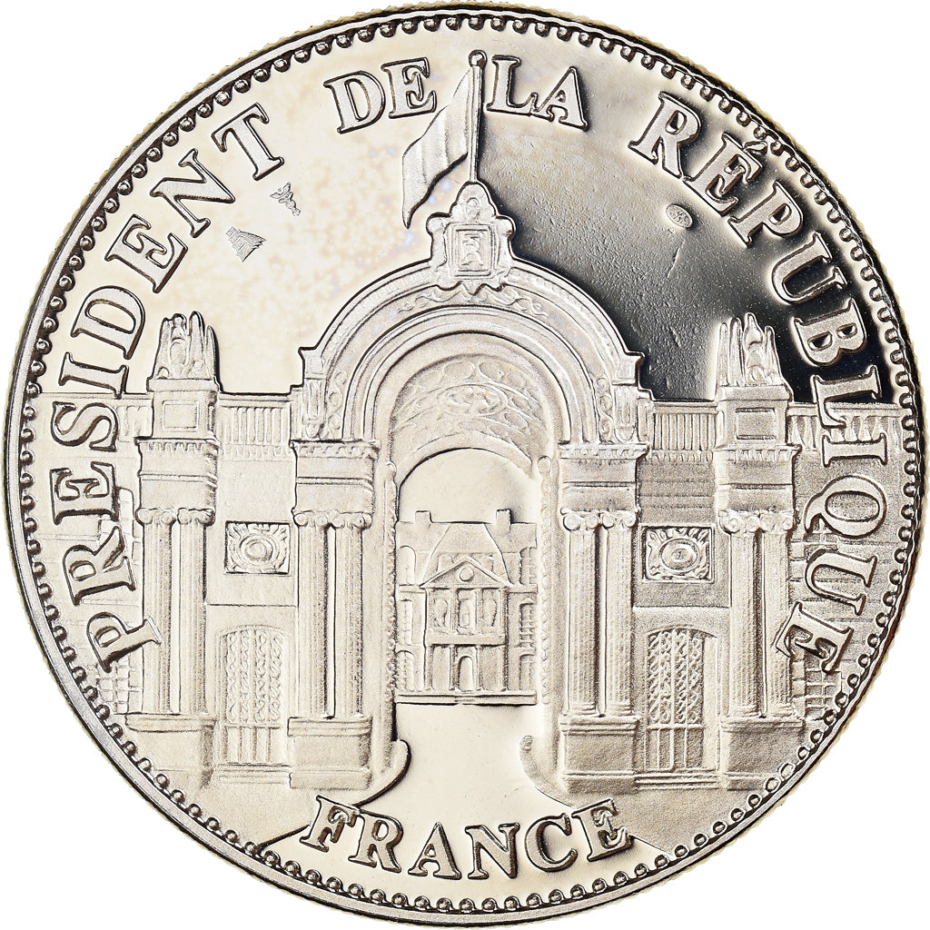 Francia, medaglia, François Mitterrand, Président de la République, FDC