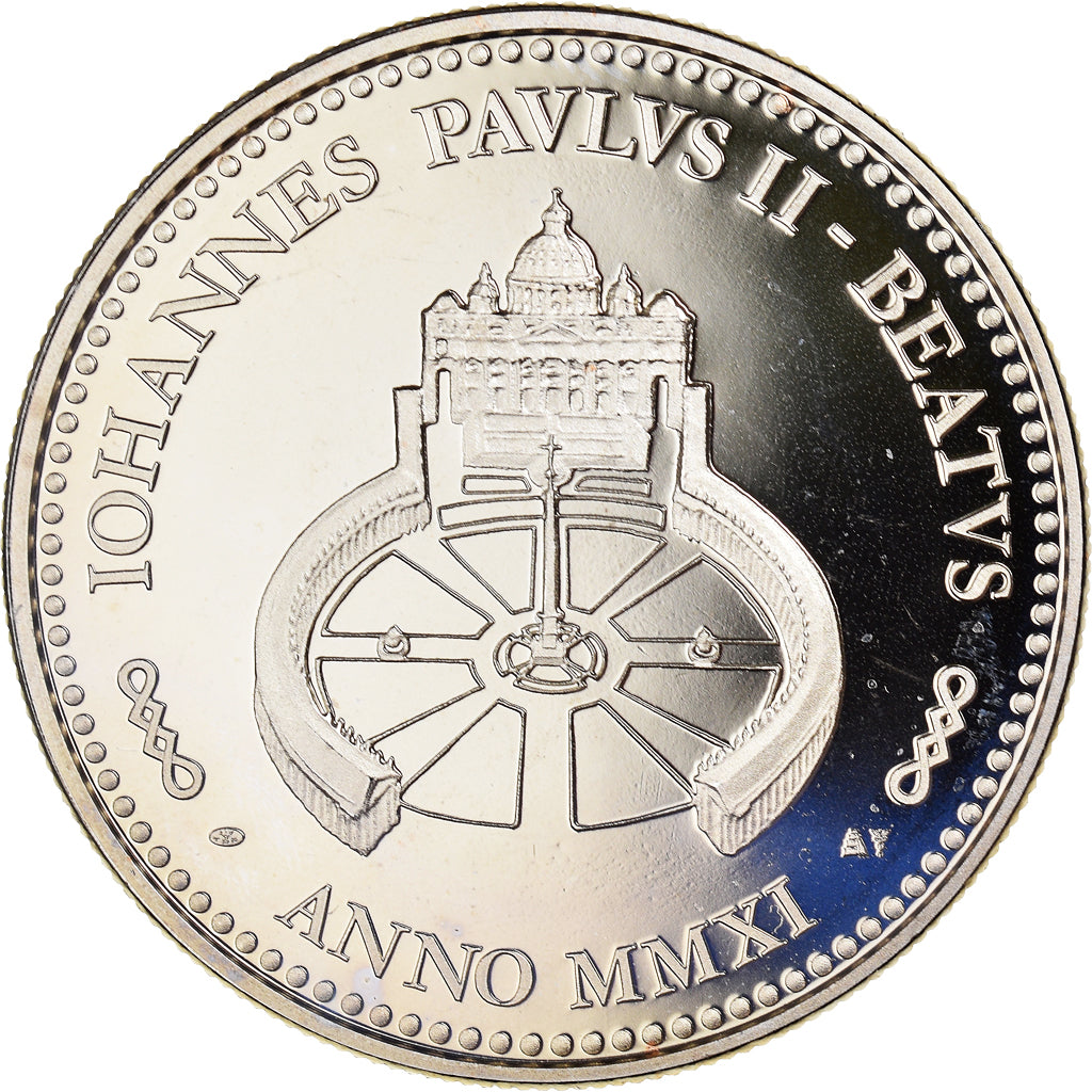 Vatikan, Medaille, Le Pape Jean-Paul II, 2011, STGL, Kupfer-Nickel