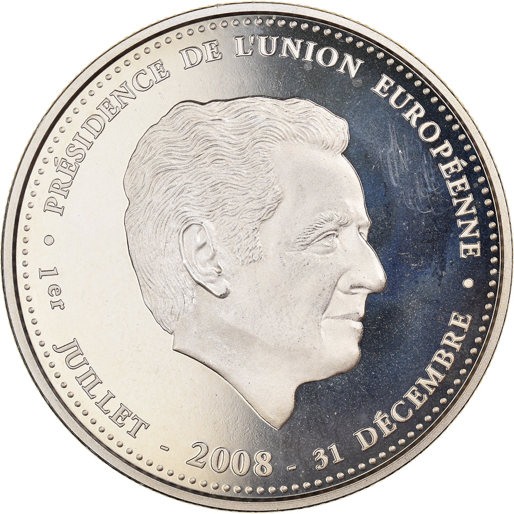 France, Medal, Présidence Française Union Européenne, 2008, MS(65-70)