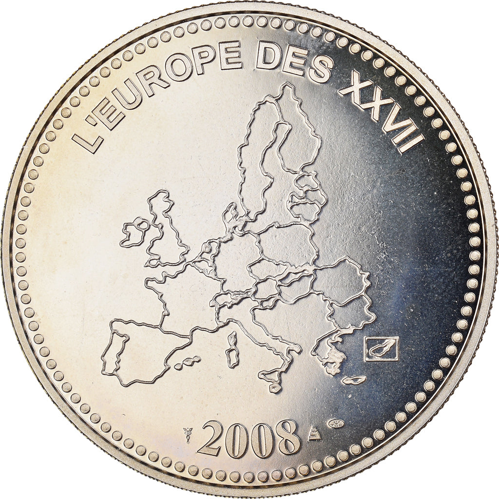 France, Medal, Présidence Française Union Européenne, 2008, MS(65-70)