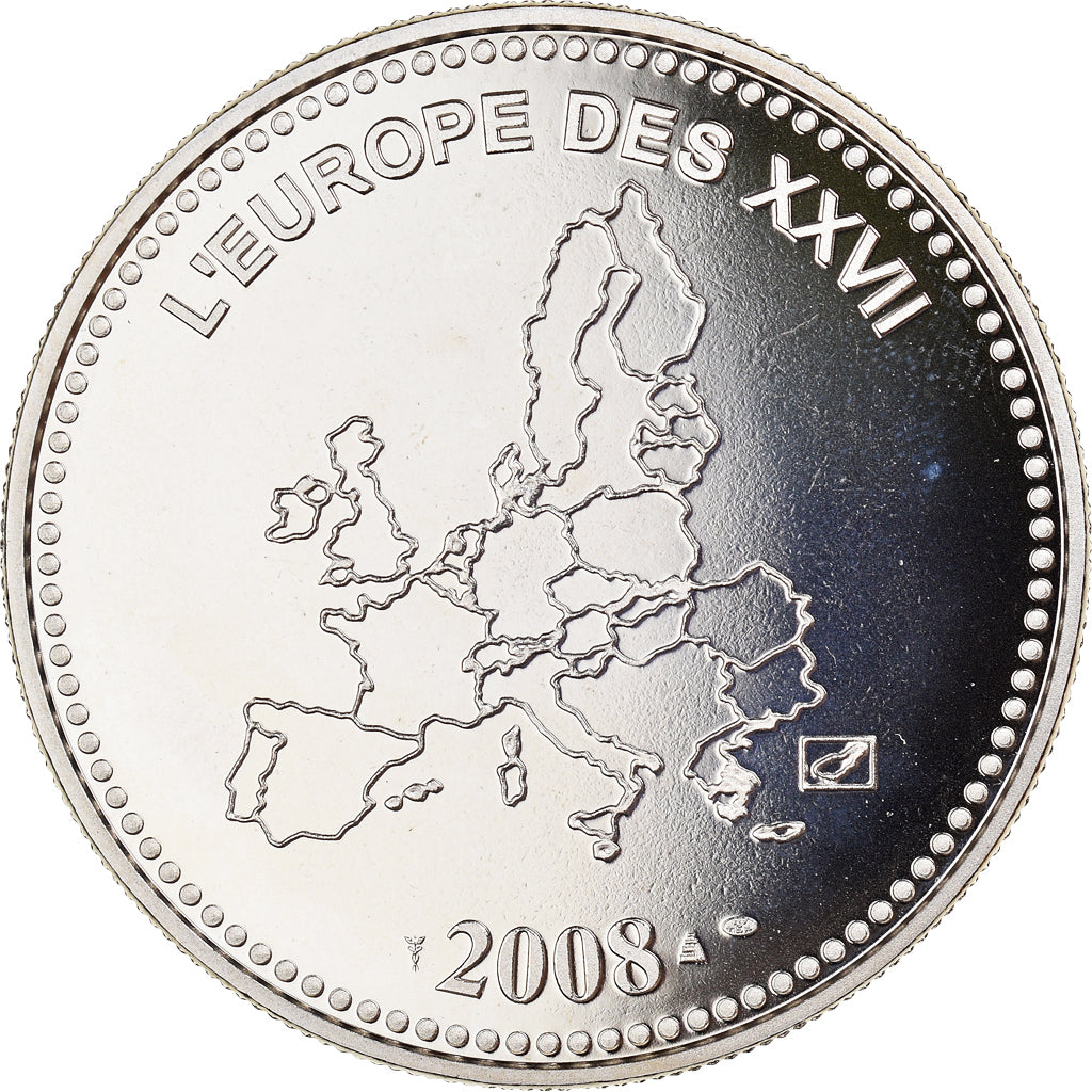 Francia, medaglia, L'Europe des XXVII, Veme République, Politics, 2008, SPL+