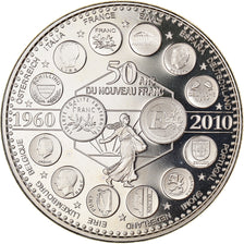 France, Médaille, L'Europe des XXVII, 50 ans du nouveau Franc, Politics, 2010