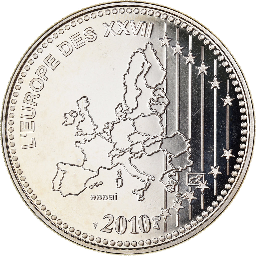 France, Médaille, L'Europe des XXVII, 50 ans du nouveau Franc, Politics, 2010