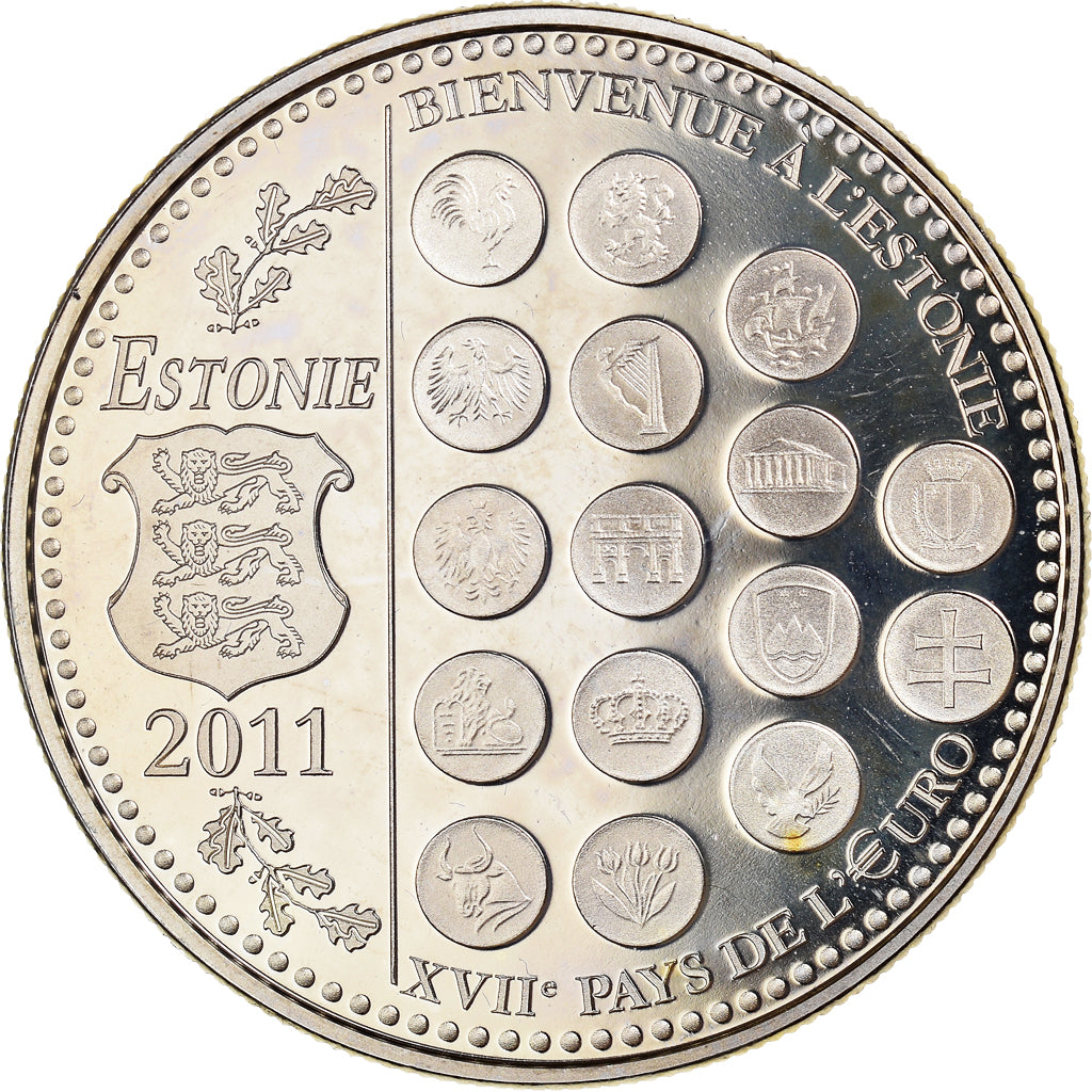 Francja, medal, L'Europe des XXVII, Bienvenue à l'Estonie, Polityka