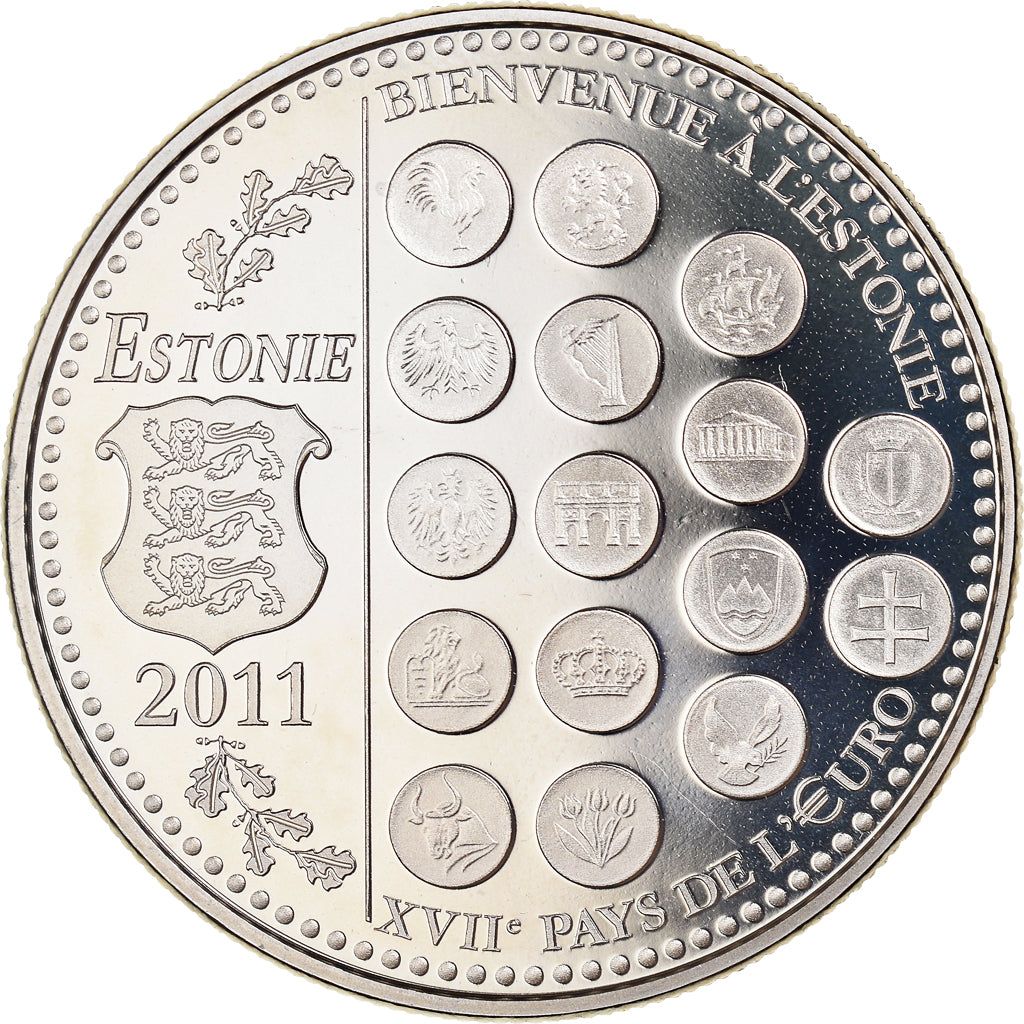 Francja, medal, L'Europe des XXVII, Bienvenue à l'Estonie, Polityka