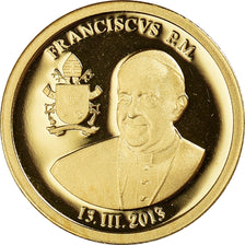 Vatikan, Medaille, Le Pape François, Religions & beliefs, 2013, STGL, Gold