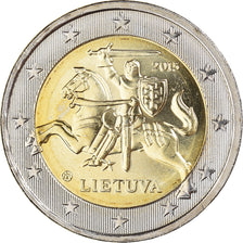 Lituanie, 2 Euro, 2015, SPL, Bimétallique