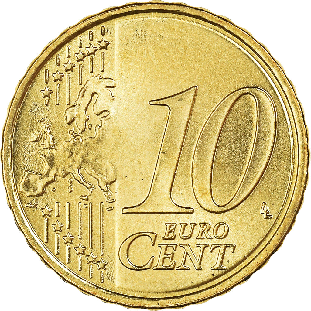 Lituania, 10 Euro Cent, 2015, SPL+, Ottone, KM:New