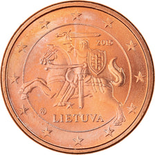 Lithuania, Euro Cent, 2015, MS(60-62), Copper Plated Steel, KM:New