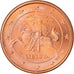 Lithuania, Euro Cent, 2015, MS(60-62), Copper Plated Steel, KM:New