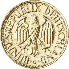 Moeda, ALEMANHA - REPÚBLICA FEDERAL, Mark, 1970, Karlsruhe, gold-plated coin