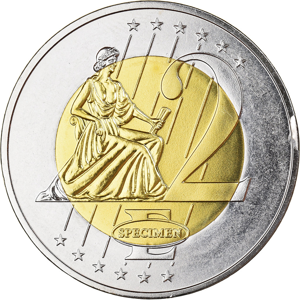 Monaco, 2 Euro, 2005, unofficial private coin, UNZ+, Bi-Metallic