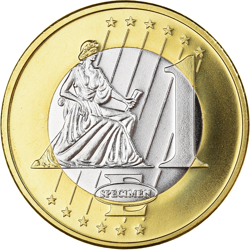 Monaco, 1 Euro, 2005, unofficial private coin, STGL, Bi-Metallic