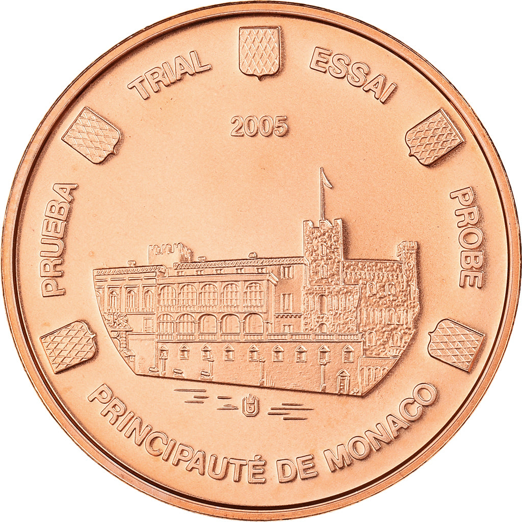 Monaco, 5 Euro Cent, 2005, unofficial private coin, UNZ, Kupfer