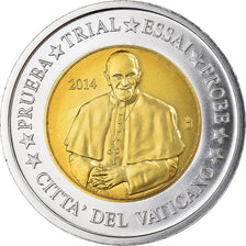 Vaticano, 2 Euro, 2014, unofficial private coin, FDC, Bi-metallico