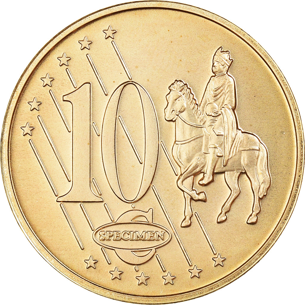 Vatican, 10 Euro Cent, 2014, unofficial private coin, MS(65-70), Brass