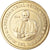 Watykan, 10 Euro Cent, 2014, unofficial private coin, MS(64), Mosiądz
