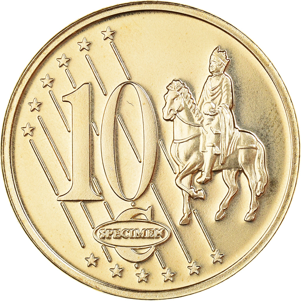 Vatican, 10 Euro Cent, 2014, unofficial private coin, SPL+, Laiton