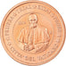 Vatican, 5 Euro Cent, 2014, unofficial private coin, MS(64), Copper Plated Steel