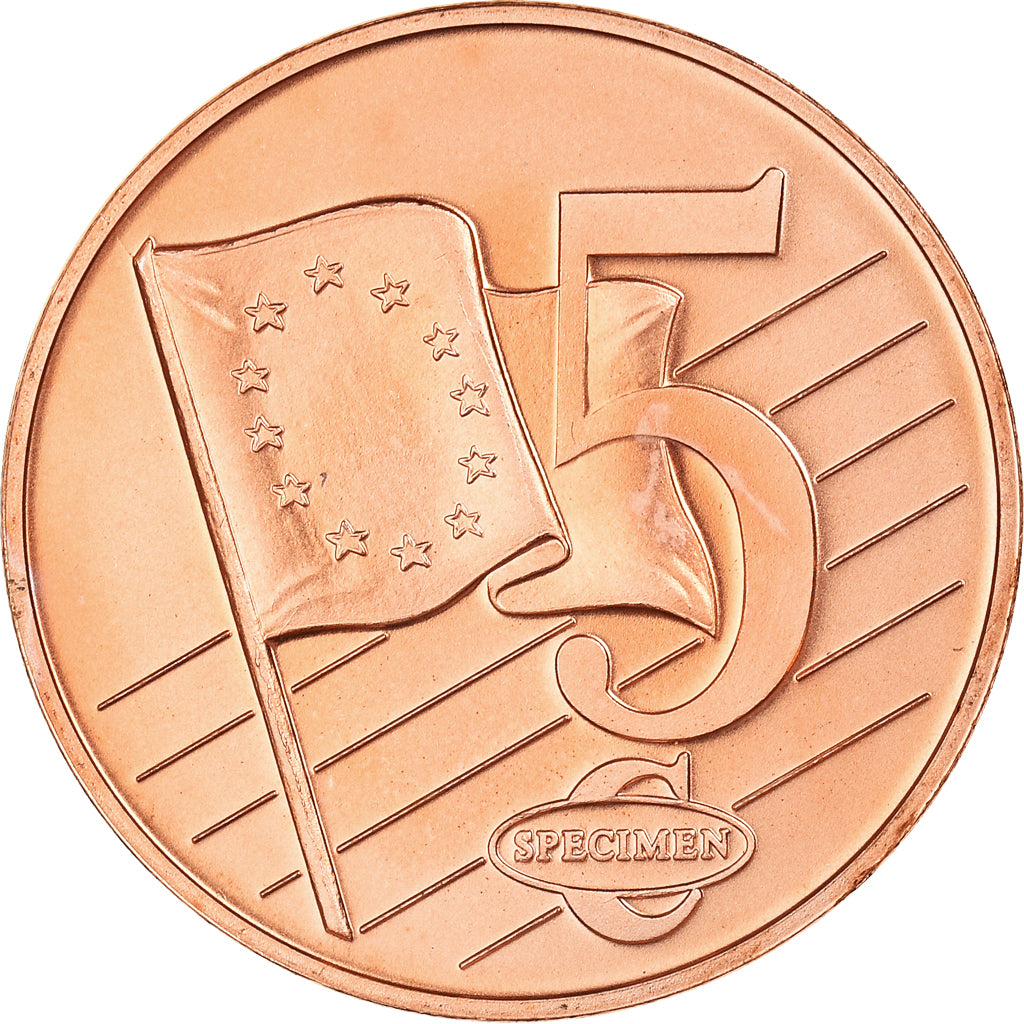 Vatican, 5 Euro Cent, 2014, unofficial private coin, MS(64), Copper Plated Steel