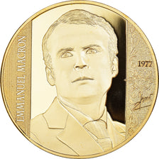 France, Medal, Emmanuel Macron, Les Plus Grands Français, MS(65-70), Copper