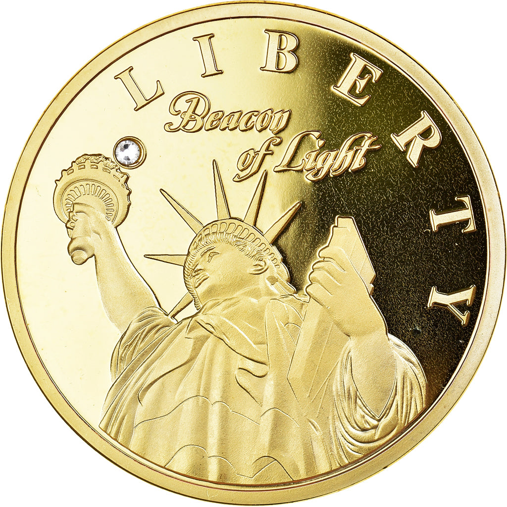 Estados Unidos da América, medalha, Statue de la Liberté, MS(65-70), Cobre