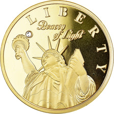 Estados Unidos da América, medalha, Statue de la Liberté, MS(65-70), Cobre