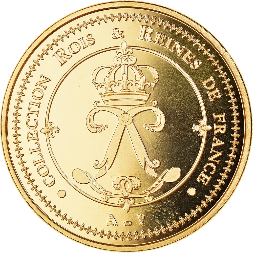 Francja, medal, Ludwik XIV, Les rois de France, Louis XIV, Historia, MS(65-70)
