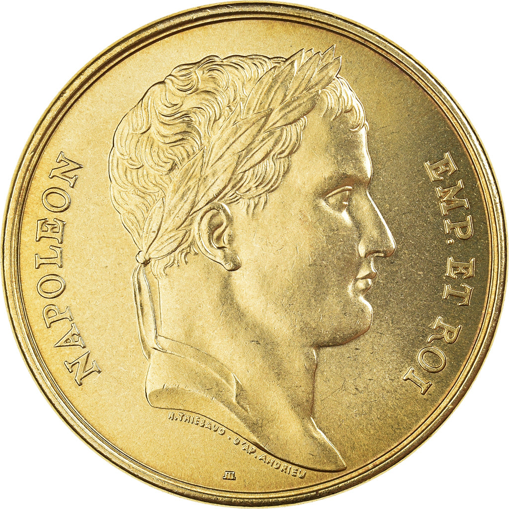 Francia, medaglia, Le sacre de Napoléon Ier par Pie VII, History, Thiébaud