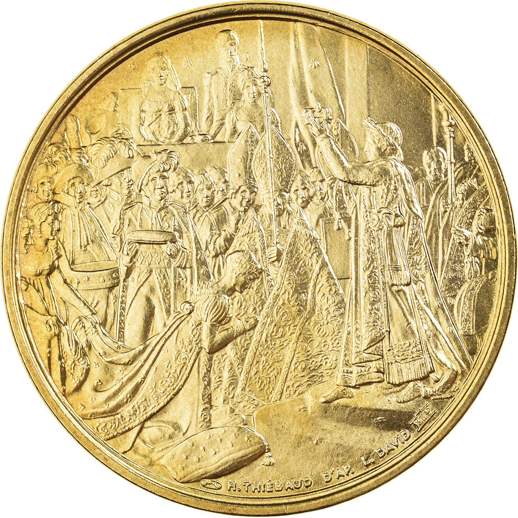 Francia, medaglia, Le sacre de Napoléon Ier par Pie VII, History, Thiébaud