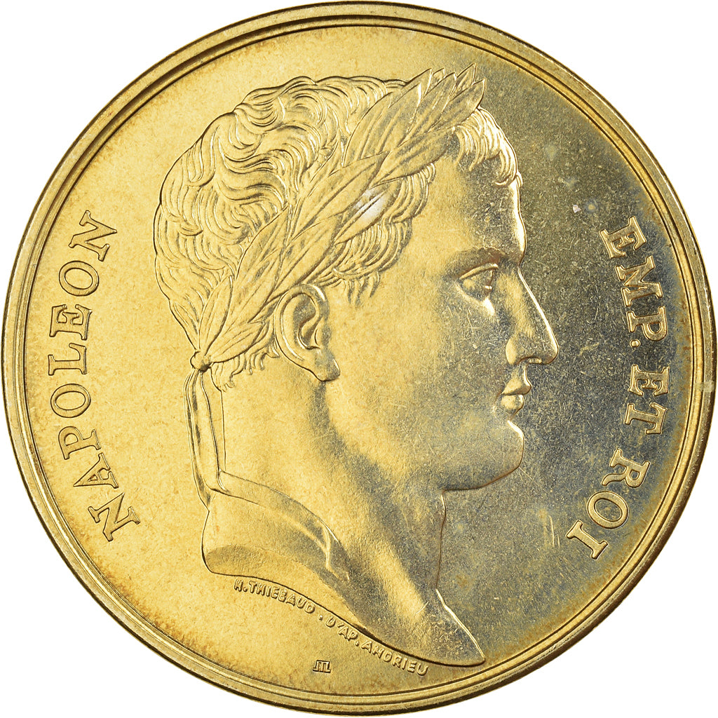 France, Médaille, Le sacre de Napoléon Ier par Pie VII, History, Thiébaud